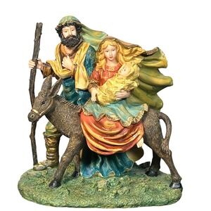 Nativity Holy Family Joseph Mary Baby Jesus Figurine Christian Home Interiors #2